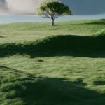 집에서도 실천하는 ‘마음 챙김’ 루틴, 일상에 활력을 더하다 A single tree on a vibrant green rolling hill.